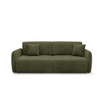 SOFA Dora 3 Sitzplätze Grün - Grün, Holz (233/92/110cm) - Petits-meubles