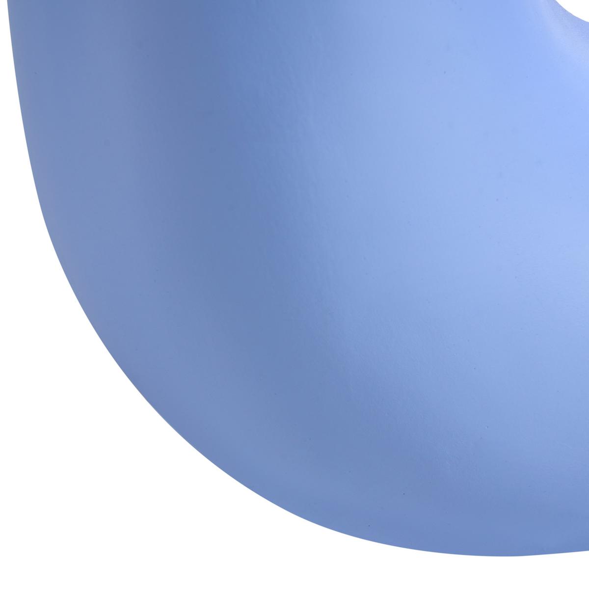 BEISTELLTISCH 42/28 cm Blau Idro - Blau, Keramik (42/28/46cm) - Beliani