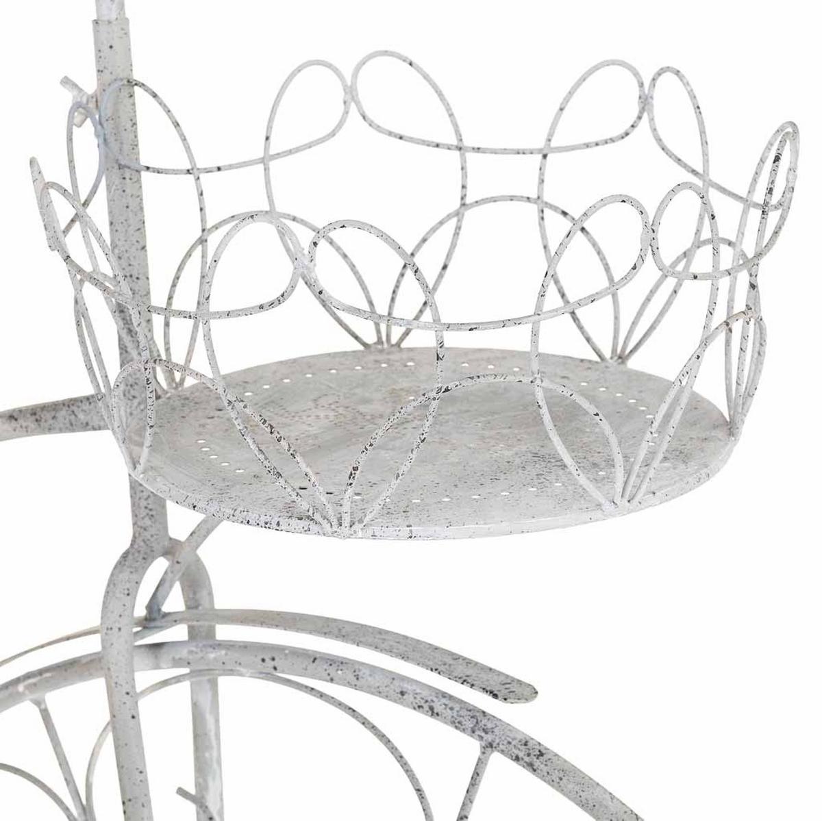 PFLANZENSTÄNDER aus Metall, grau, 102x38x103cm - Grau, Metall (102.87cm) - Wanderlust