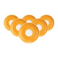 ESPRESSOUNTERTASSEN Liberty Pure Colors Mango Orange ø 12 cm 6er Set - Orange, Keramik (12cm) - Seltmann Weiden