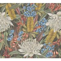 VLIESTAPETE Bunt 53/1005 cm - Schwarz, Textil (53/1cm) - KUNSTLOFT
