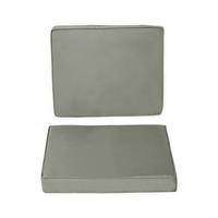SITZKISSEN Polyester Dunkelgrau - Dunkelgrau, Kunststoff (52/7/56cm) - Outsunny