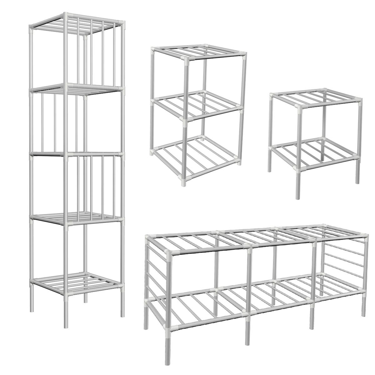 XXL-KLEIDERSCHRANK 178x128x44,5 cm - Grau, Metall (44.5/178/128cm) - eyepower
