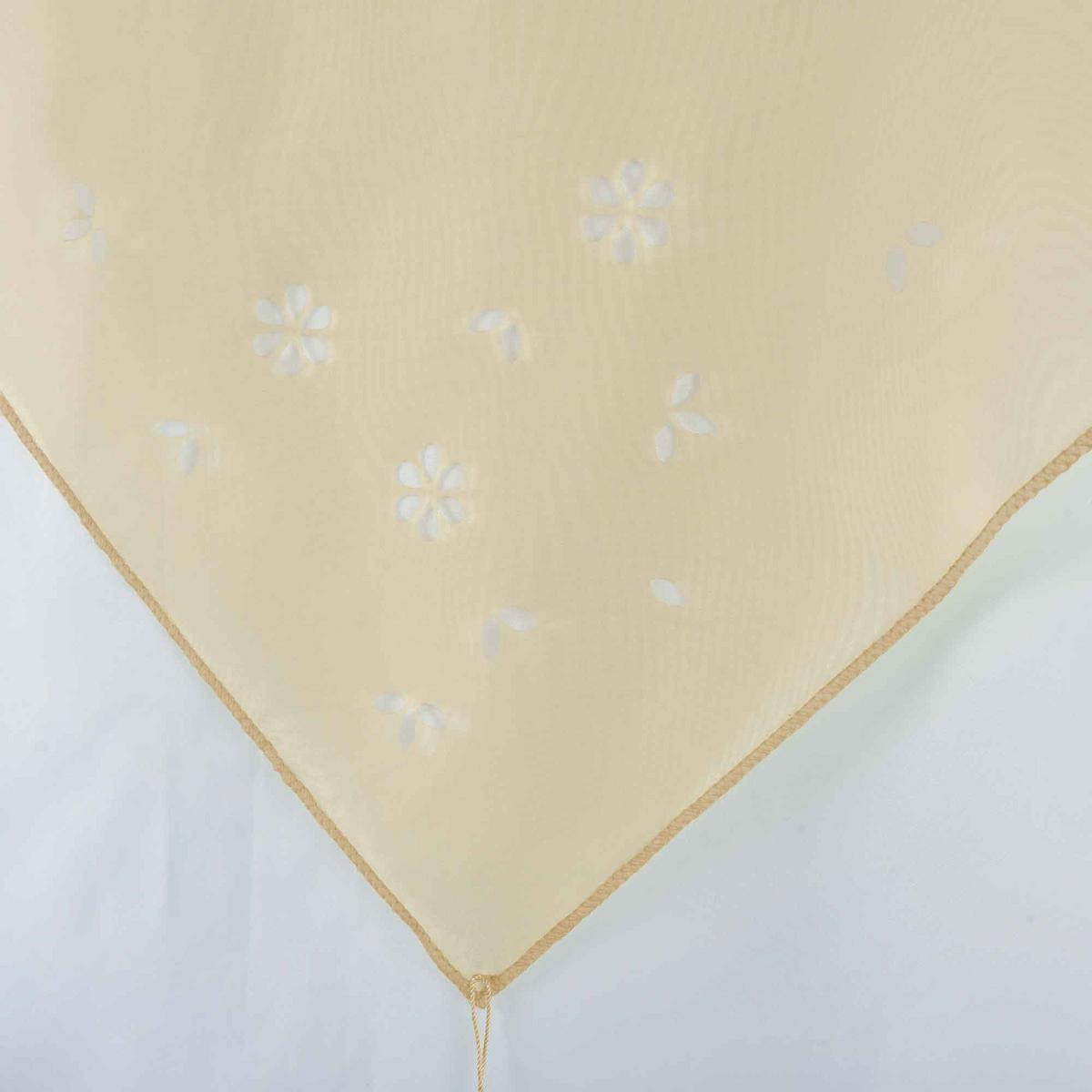SCHEIBENGARDINE GERA 90x60 cm Sand - Sandfarben, Textil (60/90cm) - Gardinenbox