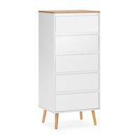 KOMMODE 50/115/40 Desi Weiß - Weiß, Holzwerkstoff (50/115/40cm) - VS Venta-stock