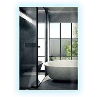 LED-SPIEGEL 100x70 cm Rechteckig Kaltweiß 6000K - Transparent, Glas (70/100/0.4cm) - Wallfluent