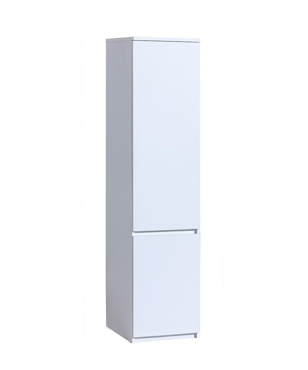 DREHTÜRENSCHRANK KRYOS 45/195,2/52cm 2-türig Weiß - Weiß, Holzwerkstoff (45/195.2/52cm) - MASSENO