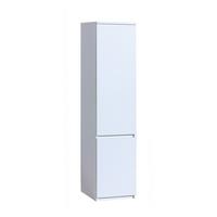DREHTÜRENSCHRANK KRYOS 45/195,2/52cm 2-türig Weiß - Weiß, Holzwerkstoff (45/195.2/52cm) - MASSENO