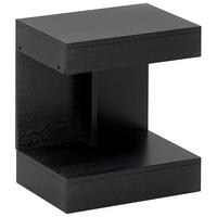 NACHTTISCH mit Schubladen, 40 x 30 x 46 cm, Schwarz - Schwarz, Holzwerkstoff (30/46/40cm) - HOMCOM