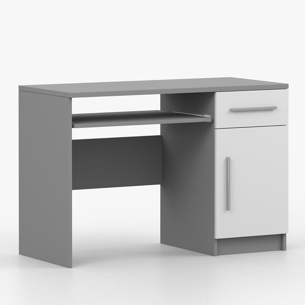 KINDERSCHREIBTISCH Omega II 08, 110/75/50, grau - Grau, Holzwerkstoff (110/75/50cm) - imoebel24