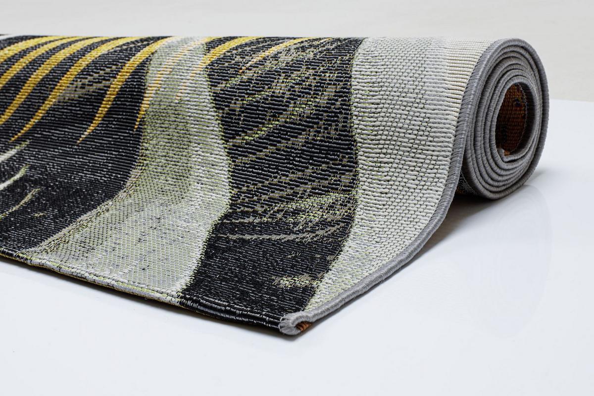OUTDOORTEPPICH Aurora 120x180 cm - Schwarz, Textil (120/180cm) - Gino Falcone