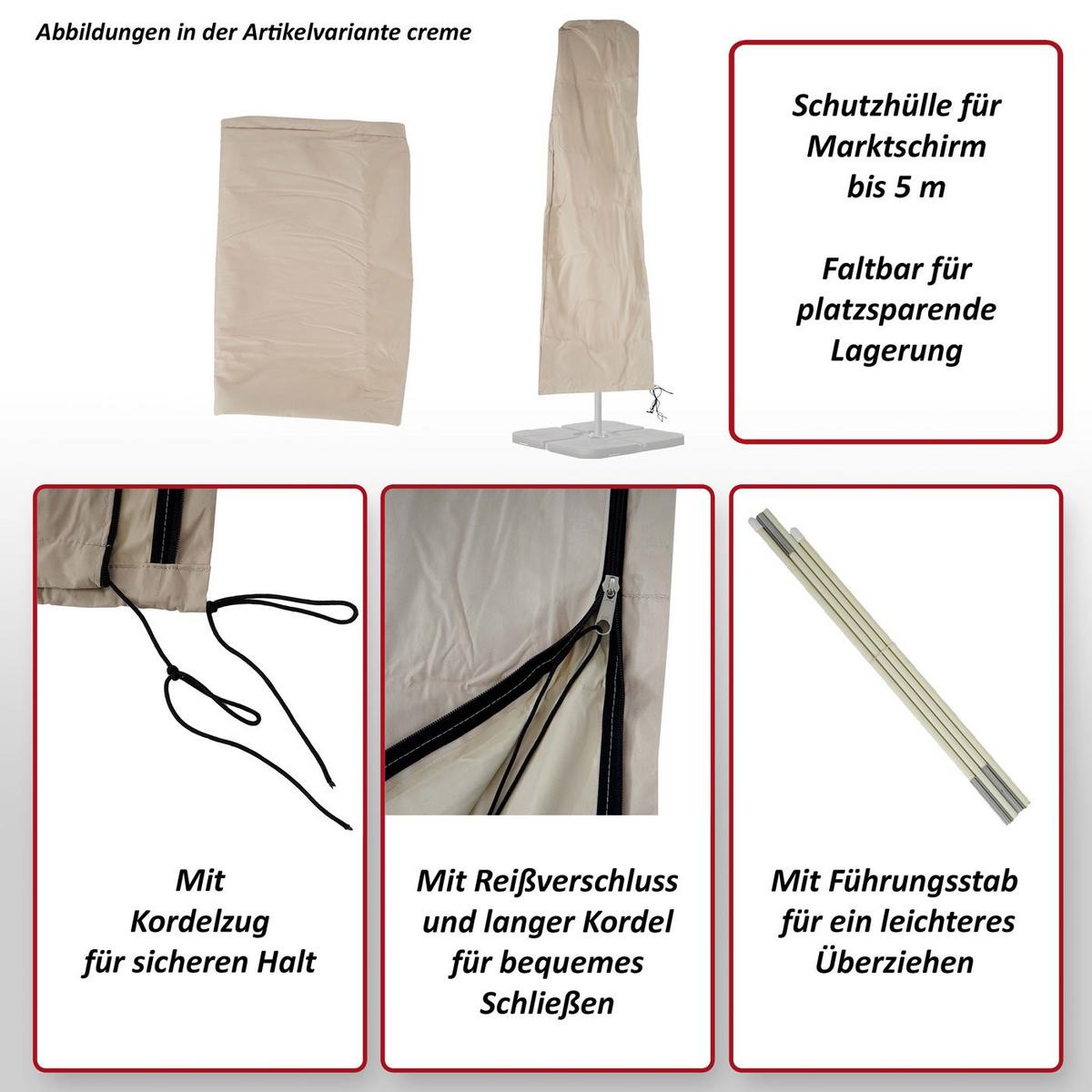 SCHUTZHÜLLE Anthrazit - Anthrazit, Textil (60/280/30cm) - MCW