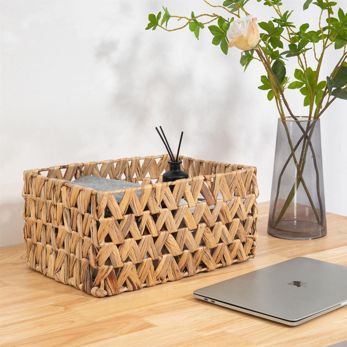 AUFBEWAHRUNGSKÖRBE TONOA 3er Set natur - Naturfarben, Naturmaterialen (36/18/25cm) - IDIMEX