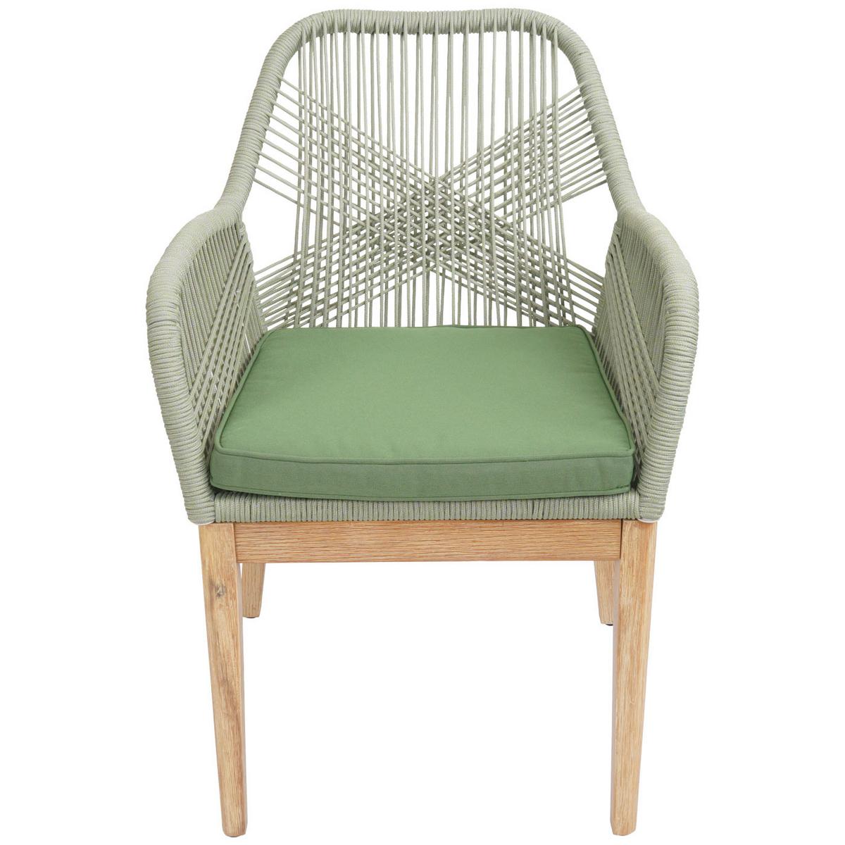 GARTENSTUHL H56B Grün, Grün - Grün, Holz (58/85/59cm) - MCW