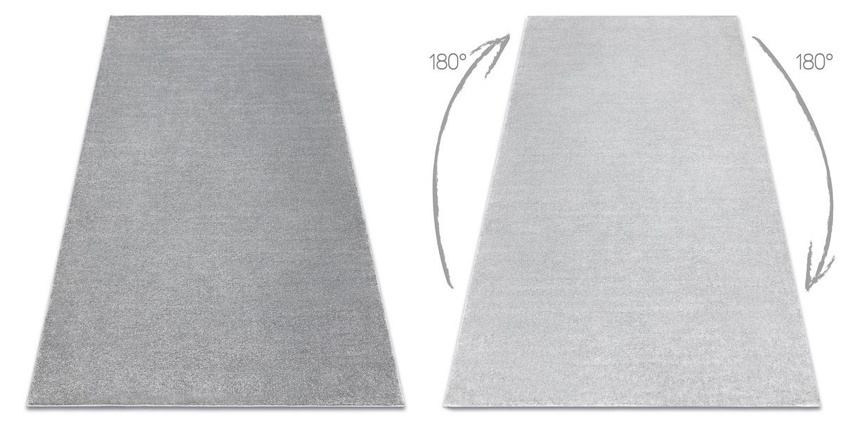 TEPPICH Softy 140/190 cm - Grau, Textil (140/190cm) - rugsX