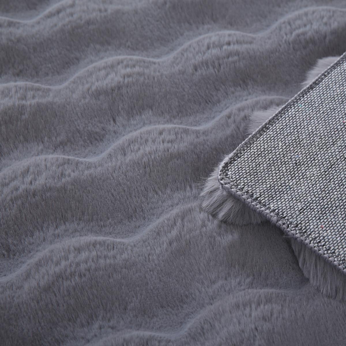 HOCHFLORTEPPICH Waschbar NAUDERS, einfarbig, Grau, 80 x 150 cm - Grau, Textil (150/80cm) - KADIMA DESIGN