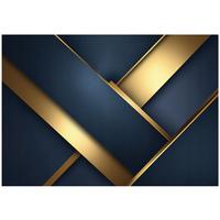 FOTOTAPETE Abstrakt Geometrisch Blau 350x250 cm - Multicolor, Papier (350/250cm) - Wallarena