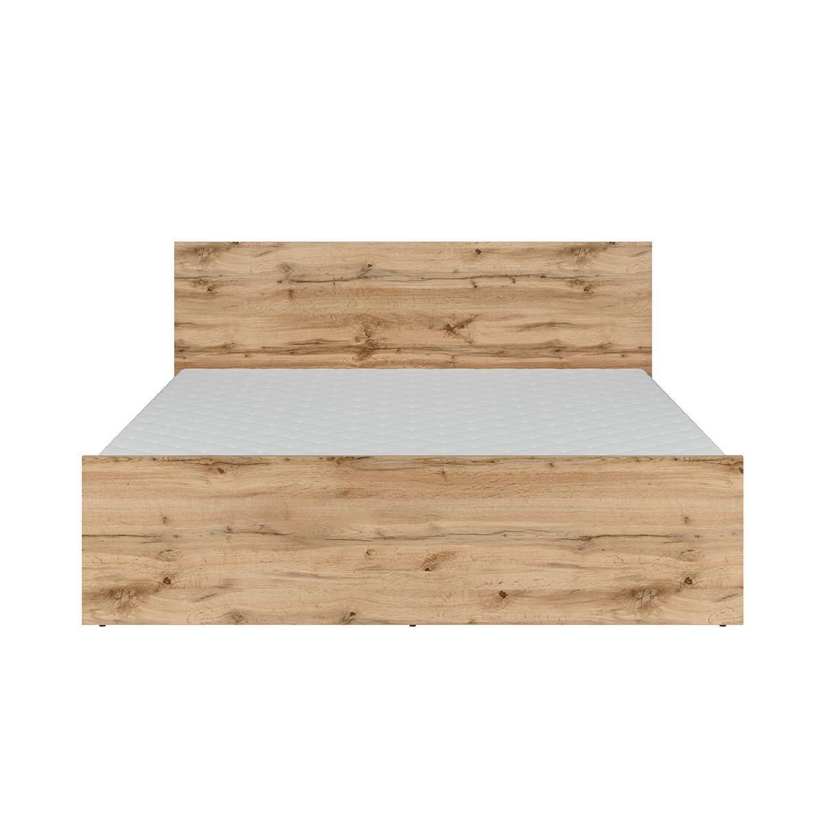 BETT 160/200 June Holz - Braun, Holzwerkstoff (160/200cm) - Petits-meubles
