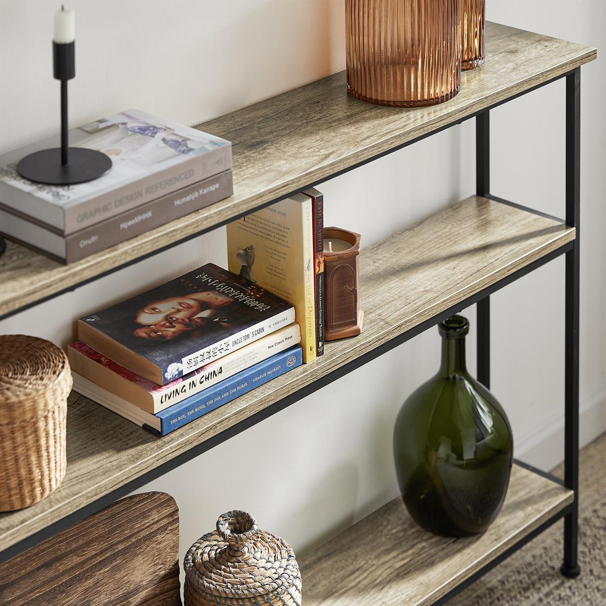 KONSOLENTISCH Vintage - Naturfarben, Holzwerkstoff (20/120/77cm) - SoBuy