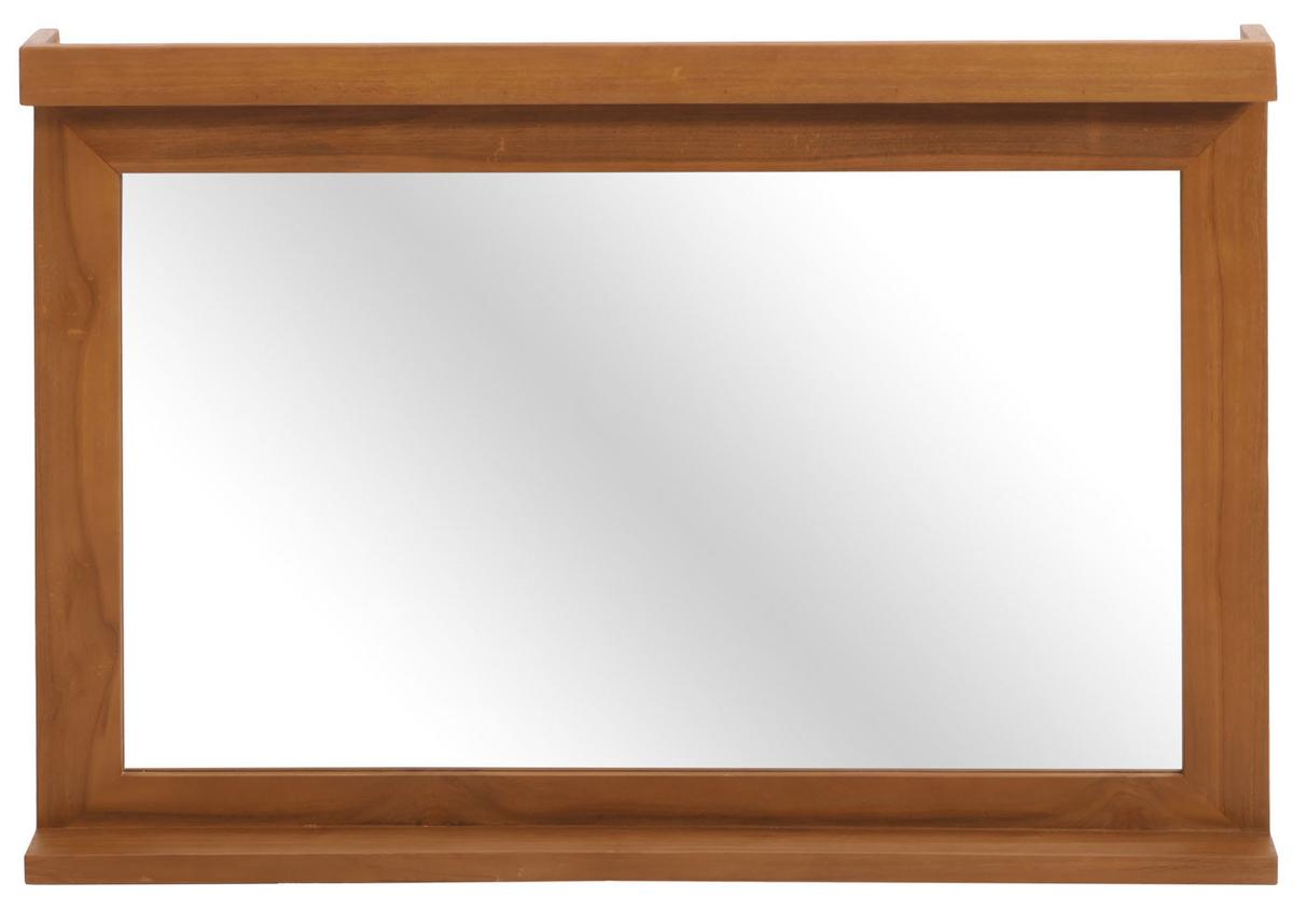 WANDSPIEGEL Braun - Braun, Holz (100/70/10cm) - MCW