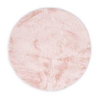 KUNSTFELLTEPPICH Chiara 120x120 cm - Rosa, Textil (120/120cm) - Gino Falcone