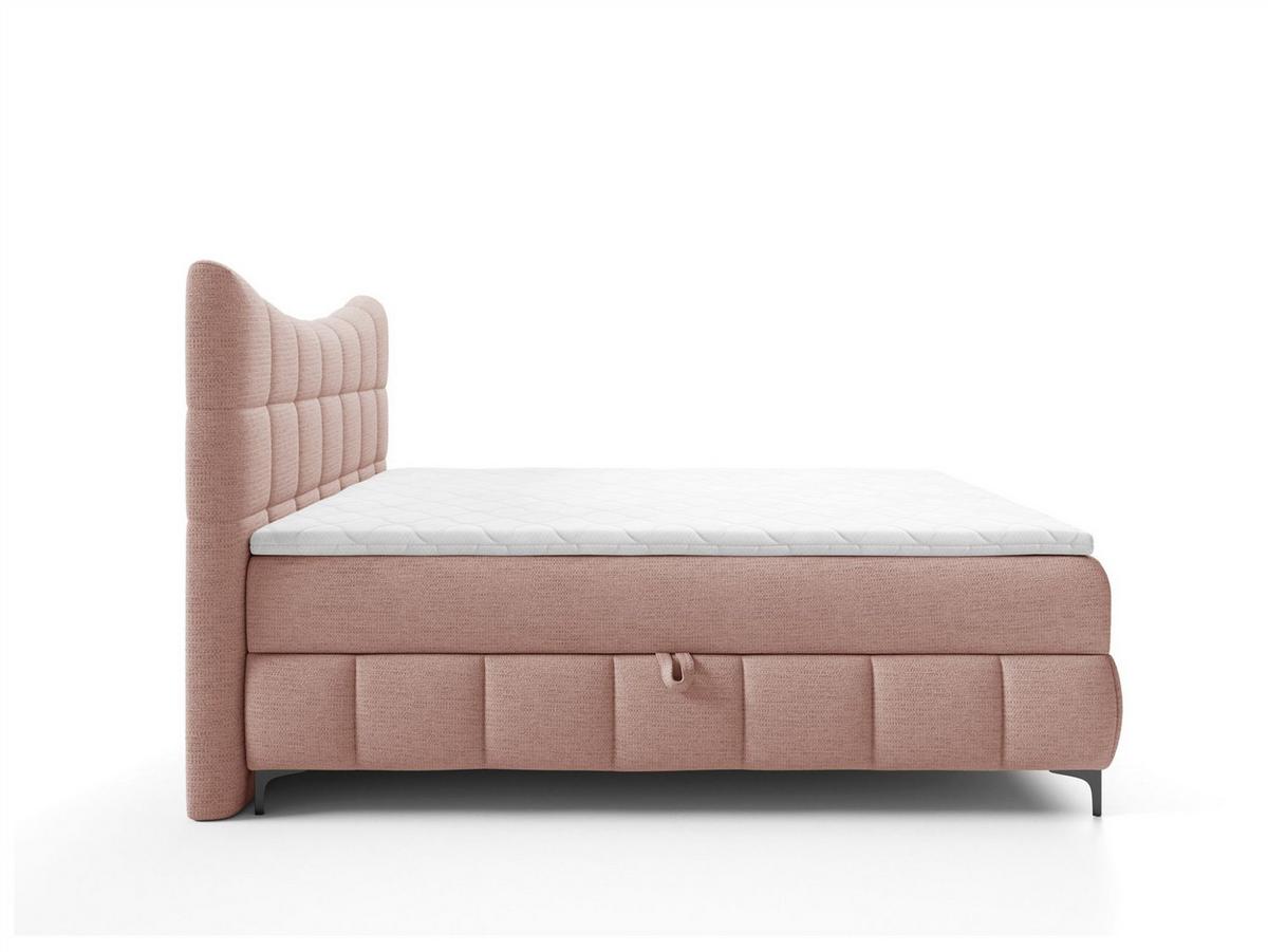 BOXBETT Charles Premi.. In Aragon - Rosa, Holzwerkstoff/Textil (200/200cm) - Fun Möbel