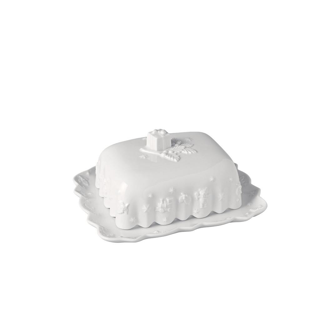 BUTTERDOSE Toy's Delight Royal Classic weiß 18,6 x 15,5 cm - Weiß, Keramik (15.5/8.1/18.6cm) - Villeroy & Boch