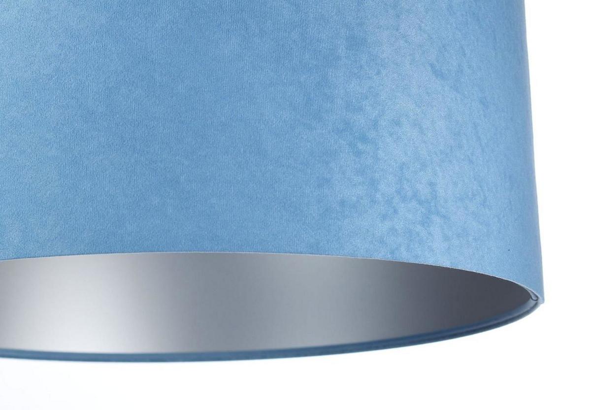 HÄNGELEUCHTE Blau 30/20 cm - Blau/Silberfarben, Kunststoff (30/0.45/20cm) - ONZENO