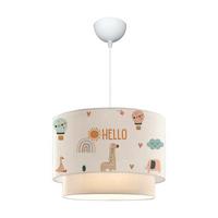 HÄNGELEUCHTE Lurgan - Weiß, Textil (30/30/70cm) - lux.pro