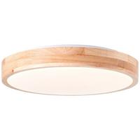 DECKENLEUCHTE Slimline G80569A75 - Weiß, Holz (34.5/34.5/6.5cm) - Brilliant
