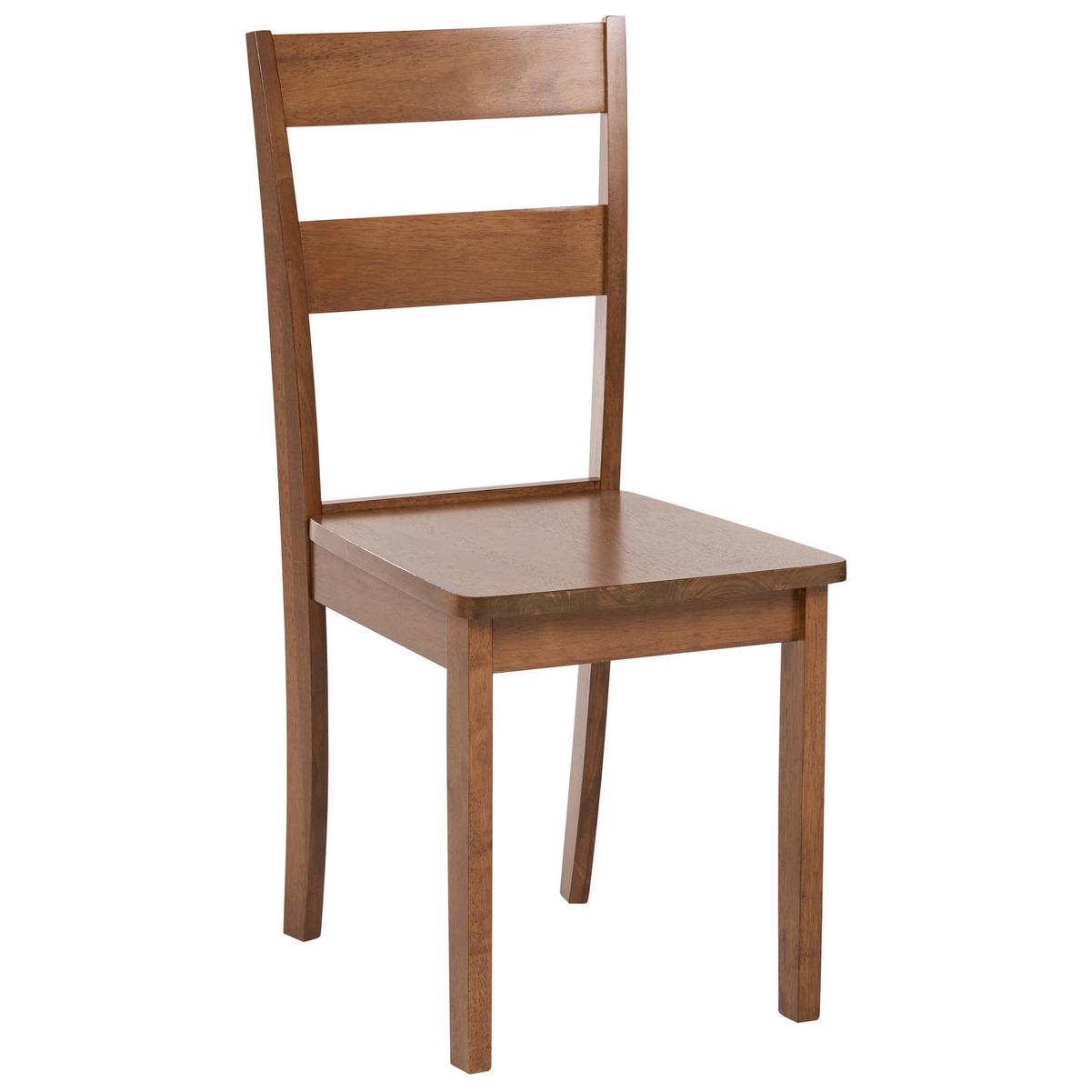 ESSZIMMERSTUHL 2er Set Holz Braun Georgia - Braun, Holz (40/89/50cm) - Beliani