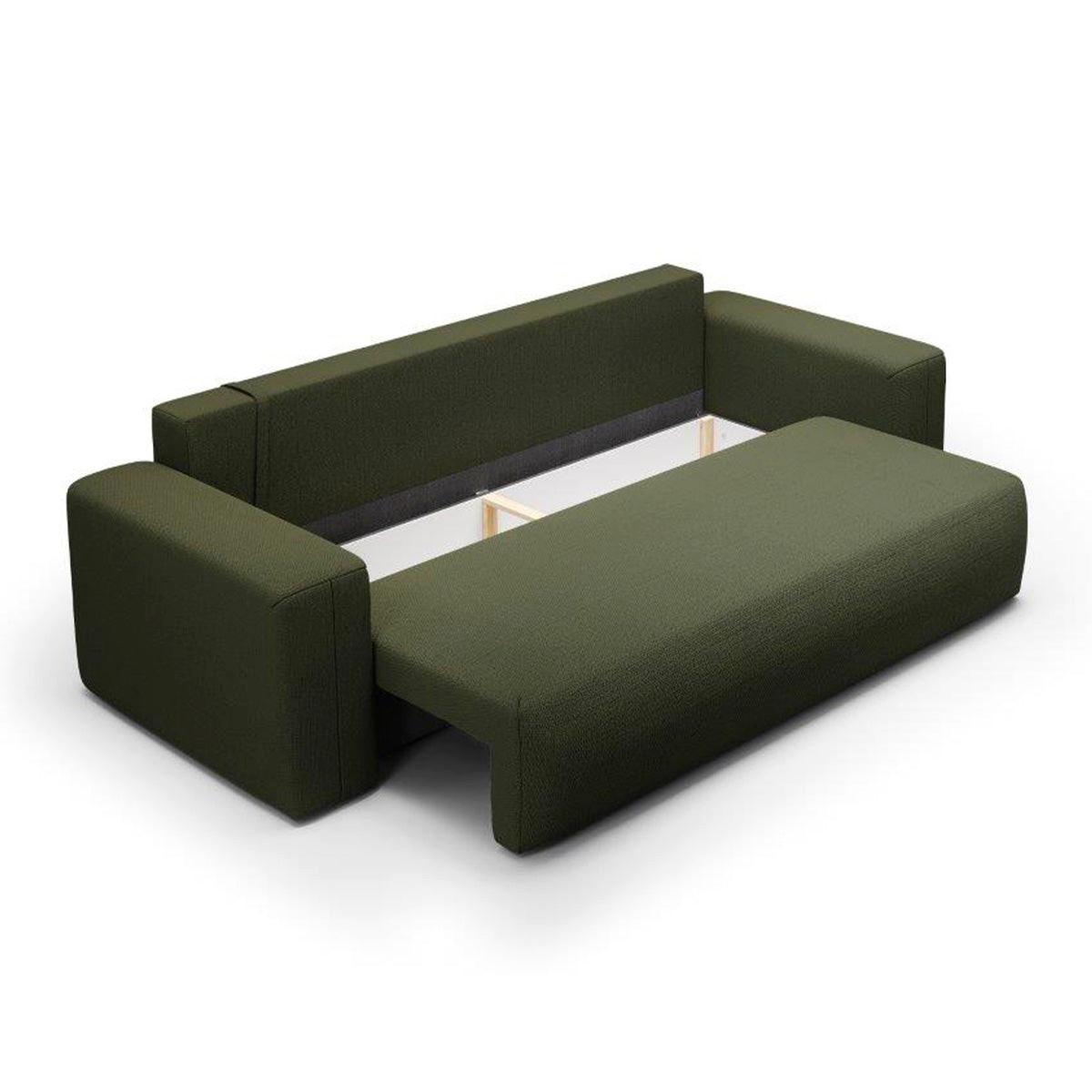 SOFA Bliss 3 Sitzplätze Tannengrün - Grün, Holz (252/72/97cm) - Petits-meubles