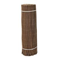 WEIDENZAUN Hyssna - Dunkelbraun, Naturmaterialien (100/100cm) - casa.pro