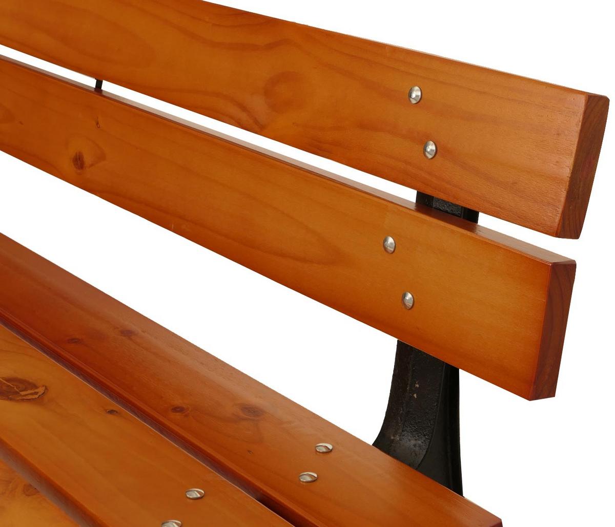 GARTENBANK Teak Dekor - Teakfarben, Holz (170/78/62cm) - MCW