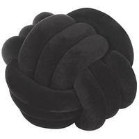 DEKOKISSEN Schwarz 30/30 cm Malni - Schwarz, Textil (30/30cm) - Beliani