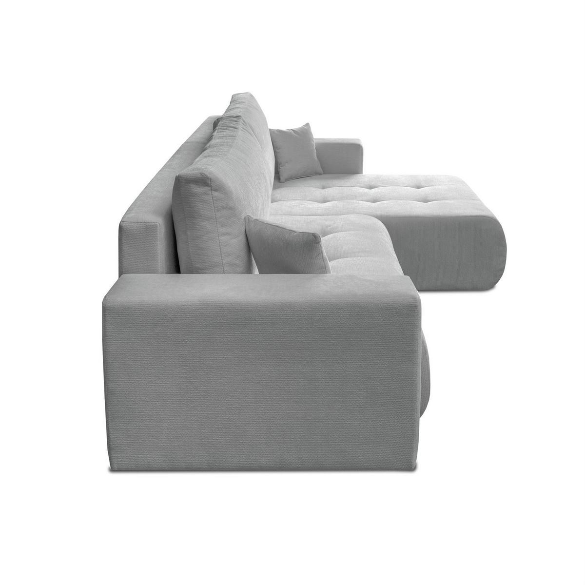 ECKSOFA CLOUD II XL mit Schlaffunktion Vibe 85 - Grau, Textil (280/152cm) - Lookway