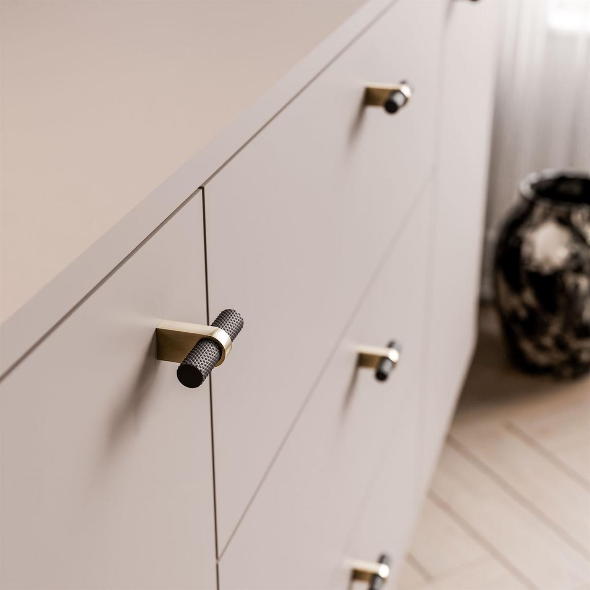 KOMMODE ELODIE 190 2T3S Kaschmir - Kaschmir, Holzwerkstoff (190/81/40cm) - Lookway