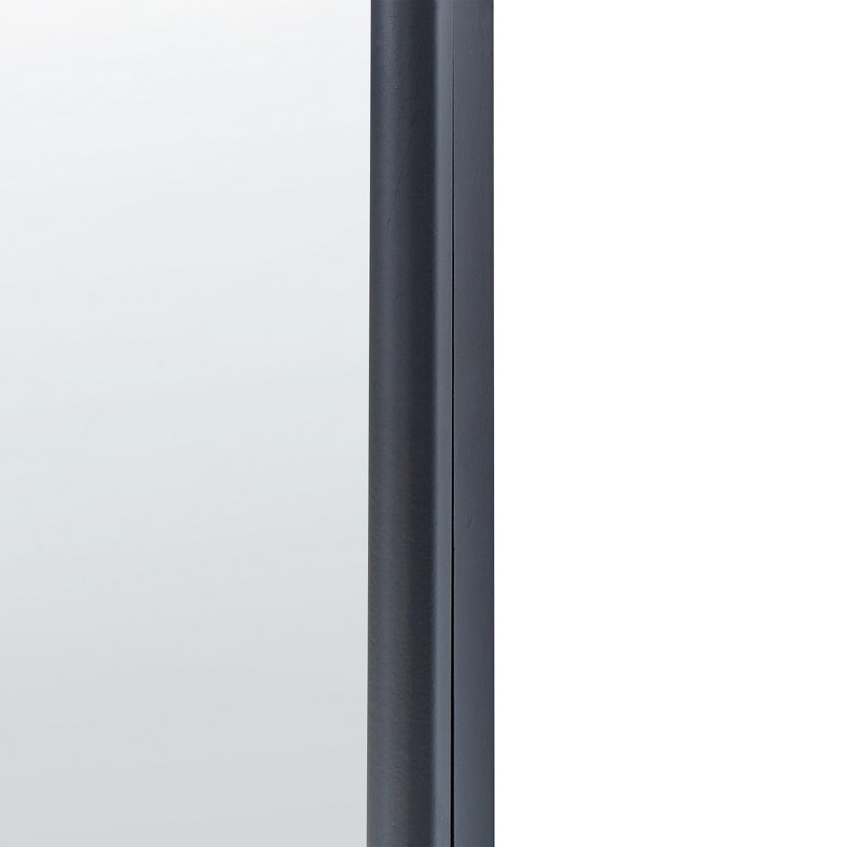 WANDSPIEGEL Metall schwarz 45/145 cm Jarnages - Schwarz, Metall (45/145/3cm) - Beliani