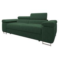 SOFA Torezio 2 Cord - Grün, Holz/Textil (198/90/102cm) - MIRJAN24