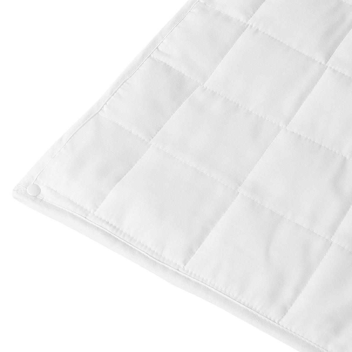 ZWEILAGIGE Bettdecke Polyester 4-Jahreszeiten 200/220 cm Korab - Weiß, Textil (200/220cm) - Beliani