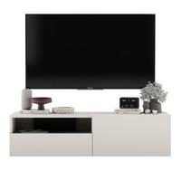 TV-SCHRANK Enjoy Kaschmir matt Schublade 120 cm - Kaschmir, Holzwerkstoff (120/30/35cm) - Meble Lindner