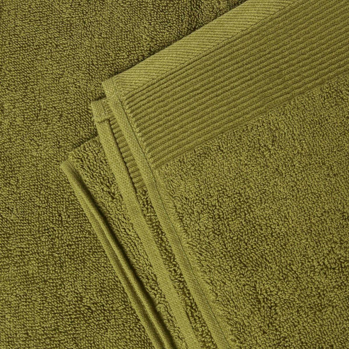 SEIFTUCH Excellence 2er-Set olivgrün 30/30 cm - Olivgrün, Textil (30/30cm) - Homescapes