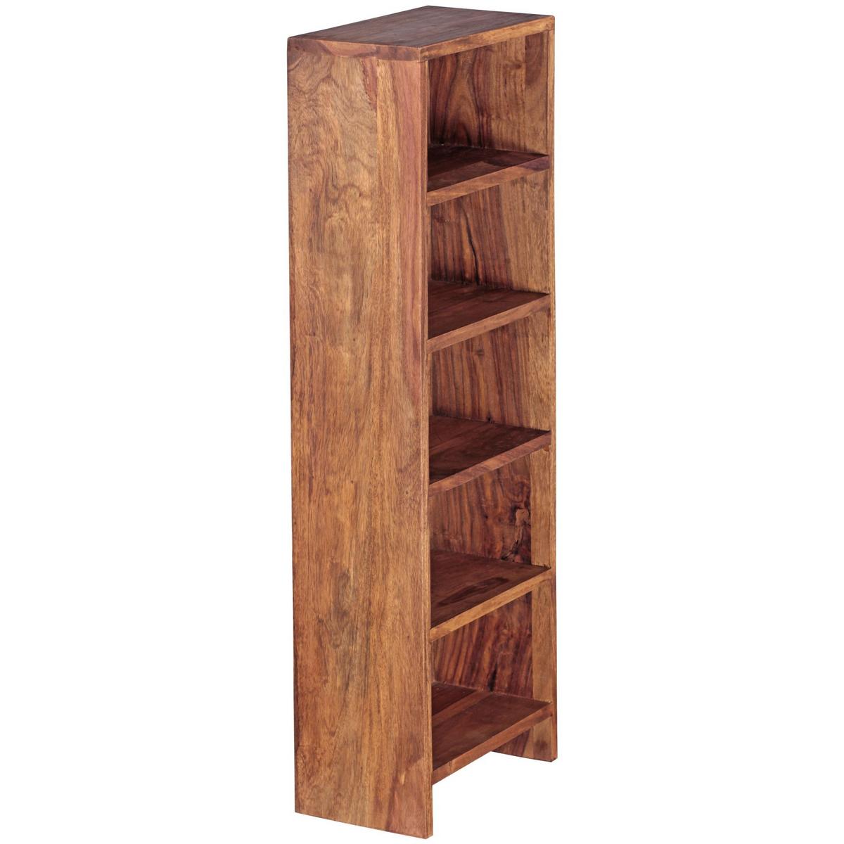 CD-REGAL Massivholz Pflegeleicht 90cm, Braun 30x17x90 cm - Braun, Holz (30/90/17cm) - KADIMA DESIGN