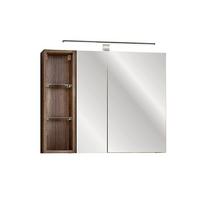 SPIEGELSCHRANK Éros Taupe - Taupe, Holzwerkstoff (80/65/17cm) - Petits-meubles