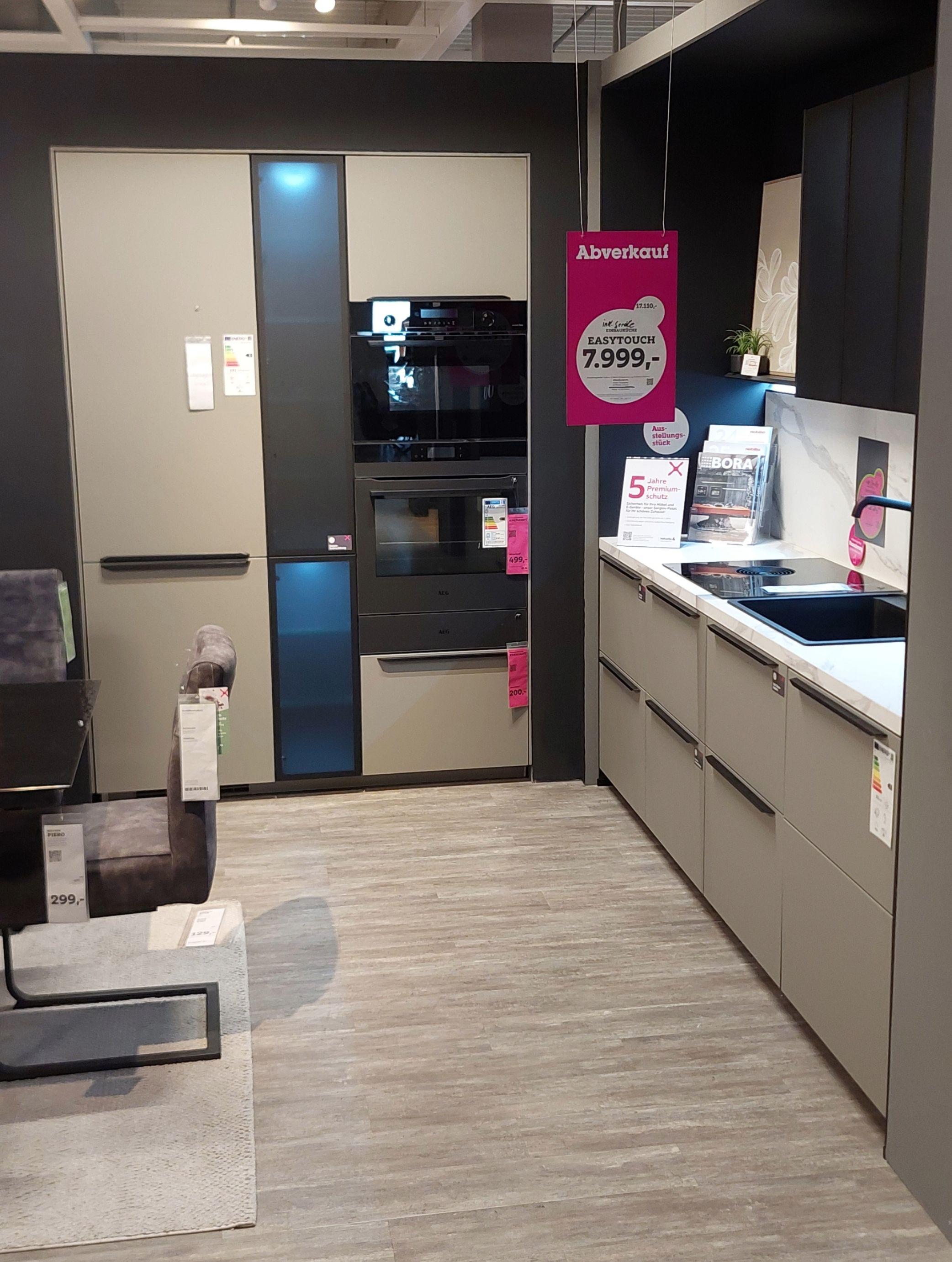 Einbauküche Easytouch inkl. Geräte und Zubehör - Nobilia