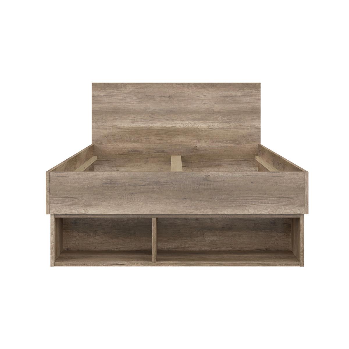 BETT 120/200 Abel Holz - Braun, Holzwerkstoff (120/200cm) - Petits-meubles