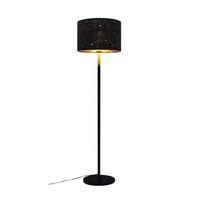 STEHLEUCHTE Willard 30/25/144 cm - Schwarz, Metall (26/20/110cm) - Nettlife