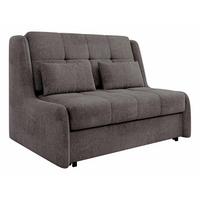 SCHLAFSOFA Viva Elite II - Dunkelbraun/Schwarz, Holz/Metall (126/85/98cm) - MIRJAN24