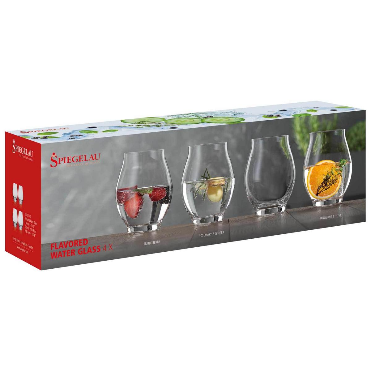 FLAVORED WATER GLÄSER Special Glasses transparent 450 ml 4-tlg. - Transparent, Glas (0.45L) - Spiegelau
