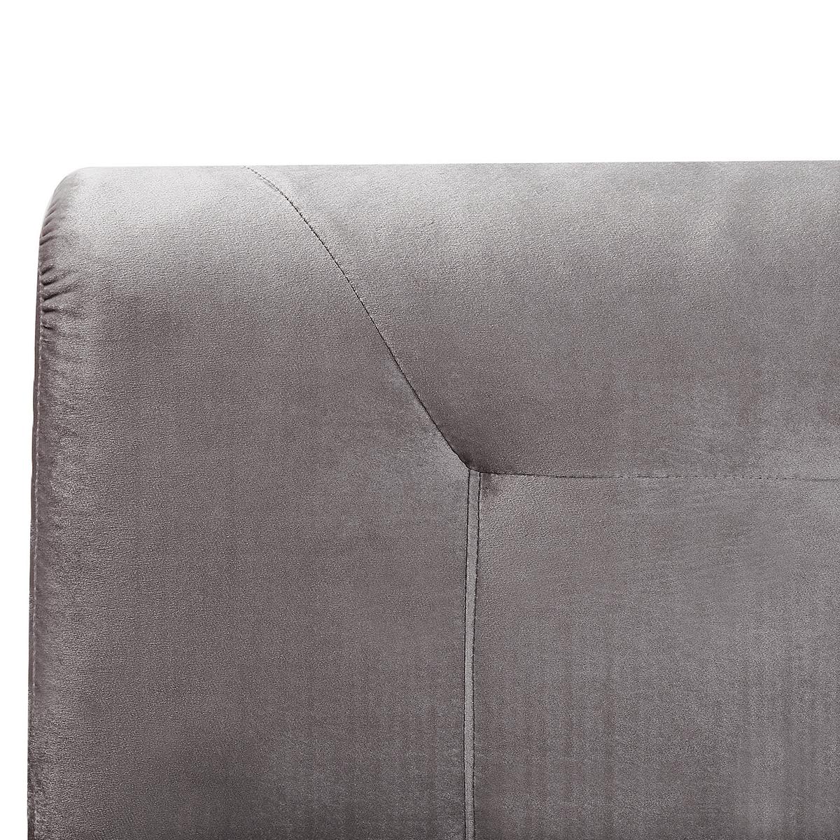 BOXSPRINGBETT 160/200cm Grau Marquise - Grau, Textil (160/200cm) - Beliani